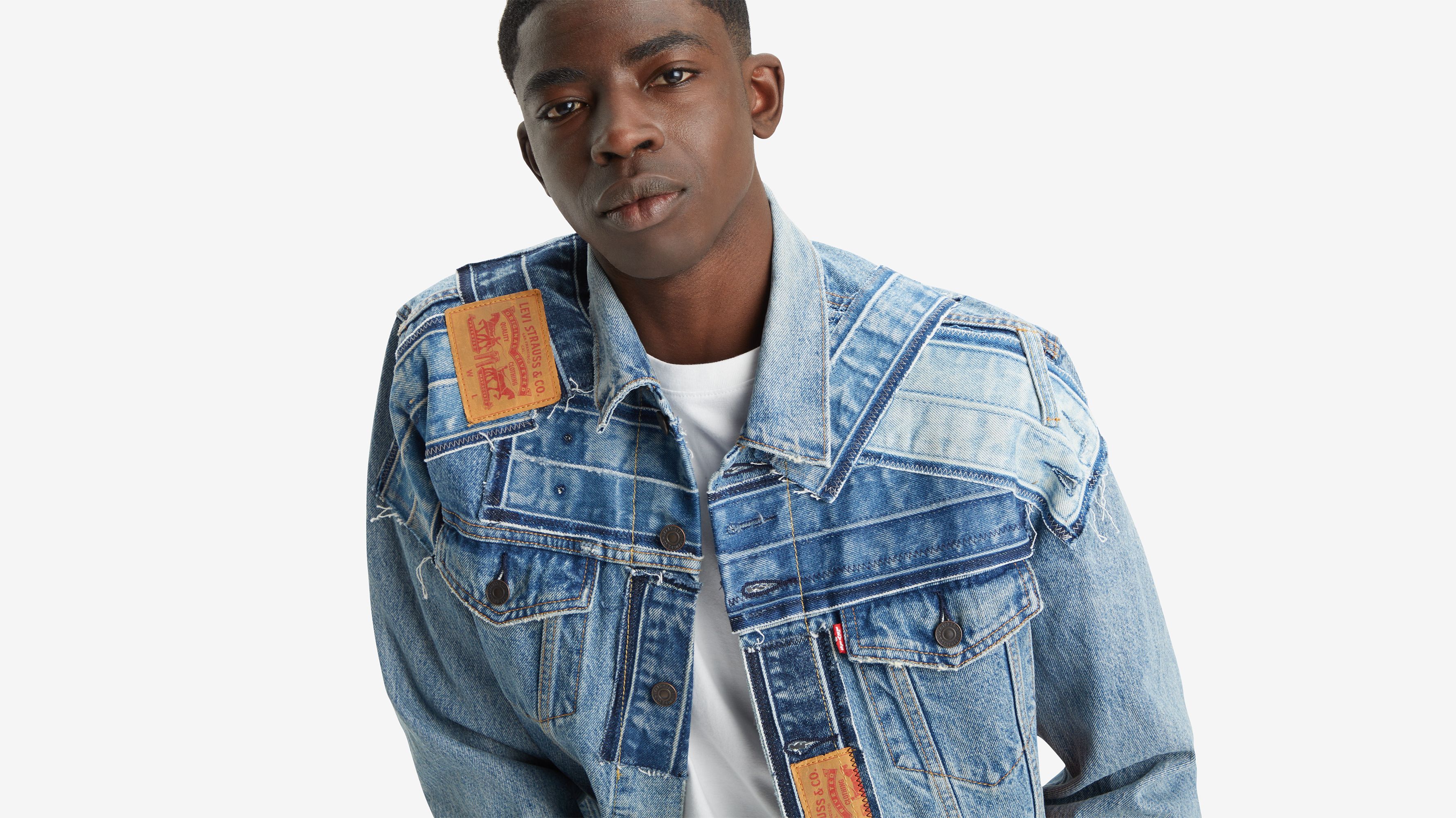 Veste Trucker - Delightful Occurrence Dx - Bleu