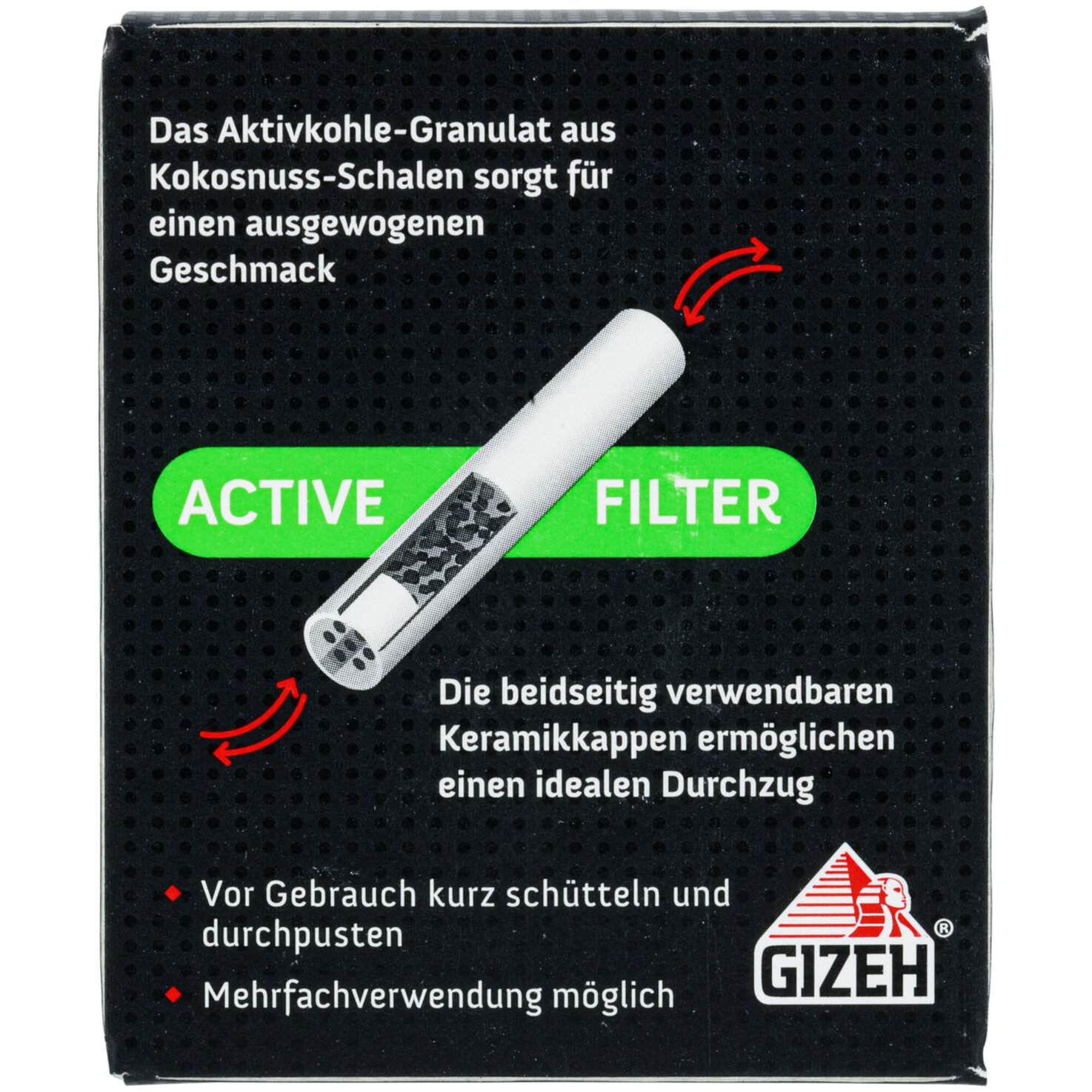 Gizeh Black Activate Filter