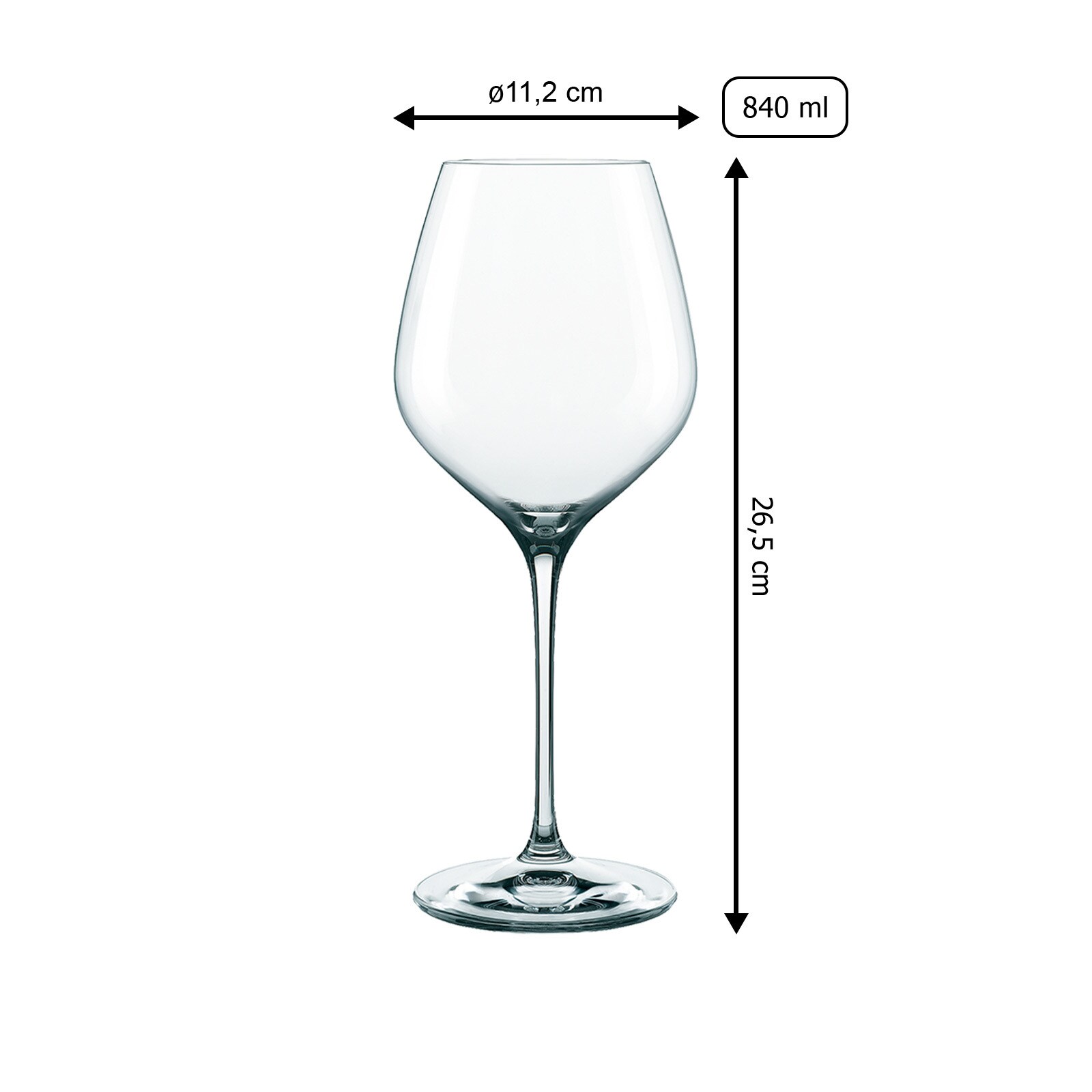 Nachtmann Burgundergläser Supreme 840 ml 4er Set