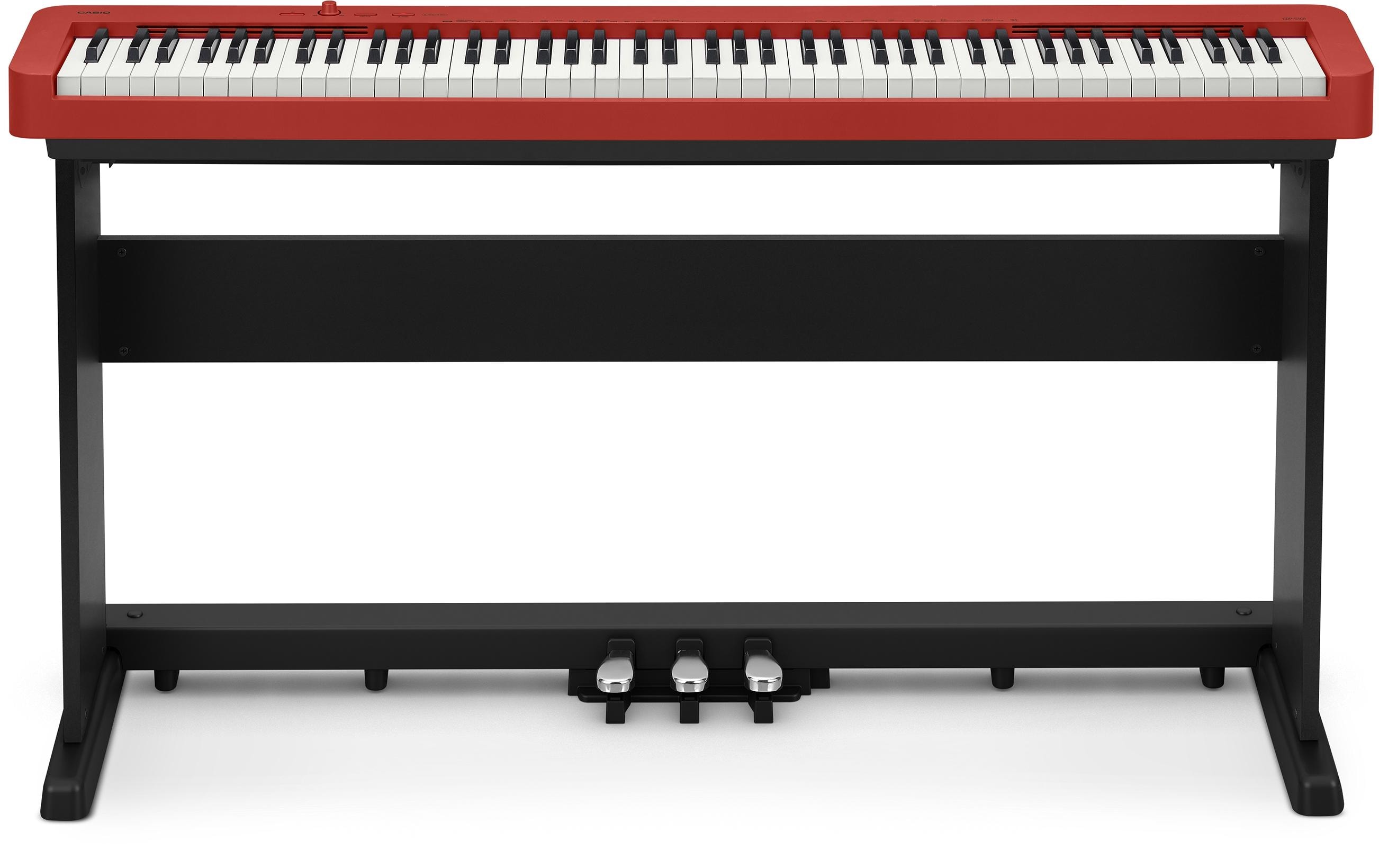 E-Piano CDP-S160 Set, Rot<br>Das Einsteigermodell der CDP-S Digitalpiano-Serie mit gewichtetem Scaled-Hammer-Action-Keyboard II mit 88 Tasten