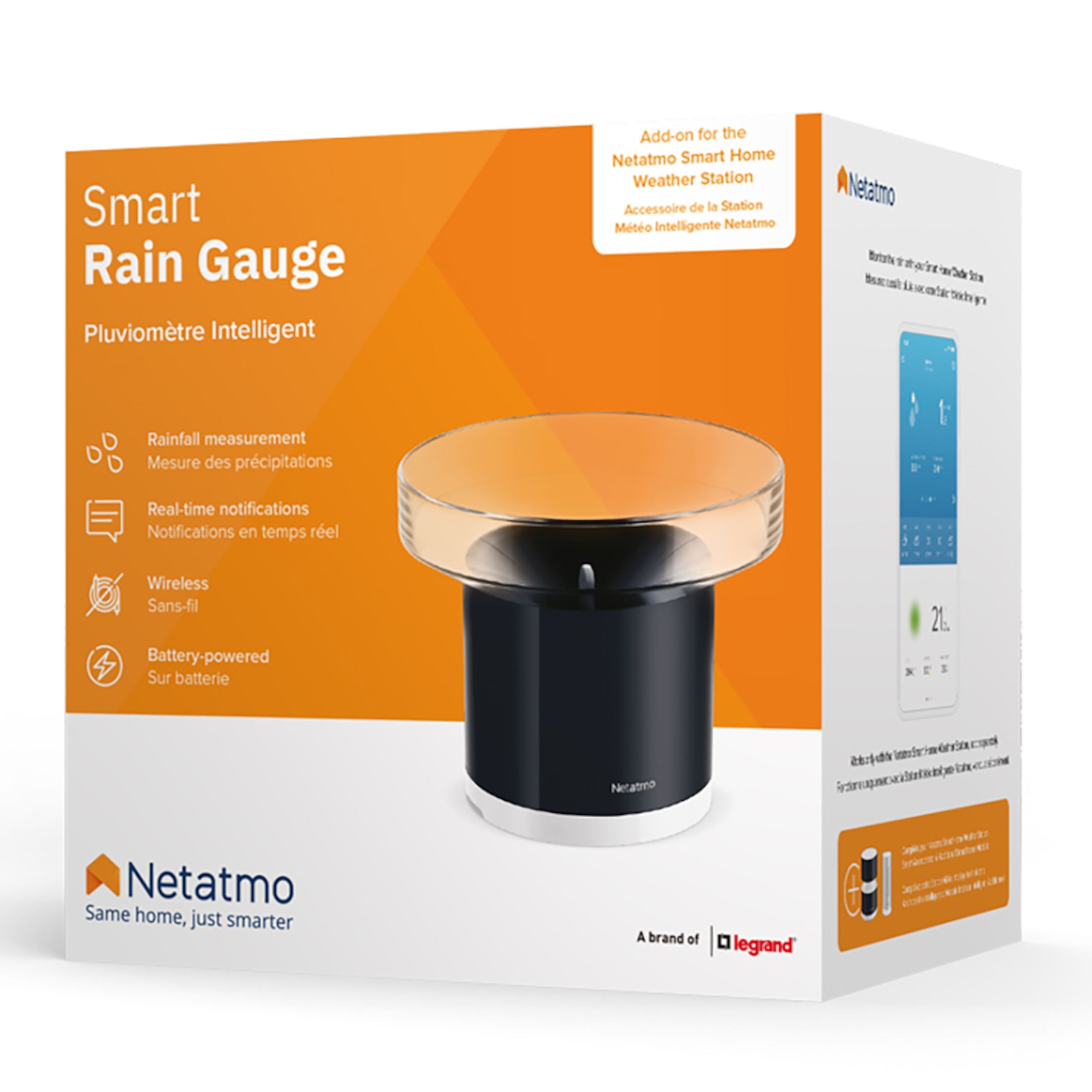 Netatmo Regnsensor for Netatmo værstasjon