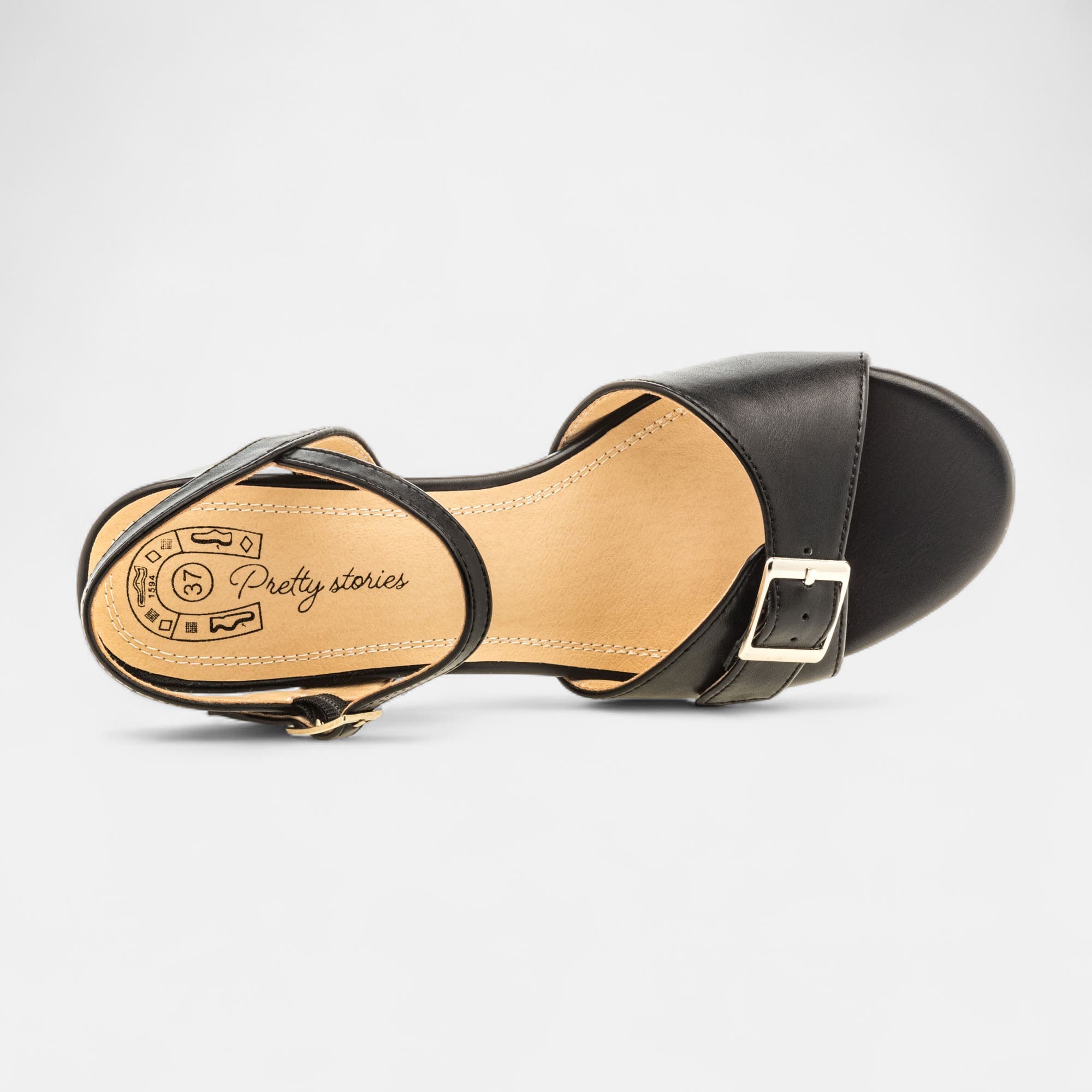 Nu-pieds à talon Femme noir