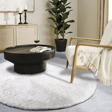 Vloerkleed Olaf - Rond - Ivory Wit