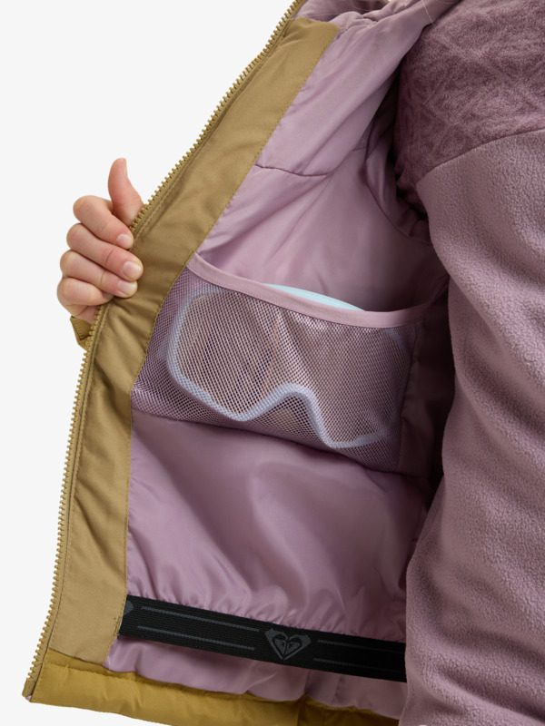 Snowsylva 10K Veste de snow technique Beige Fille 8-16 ans