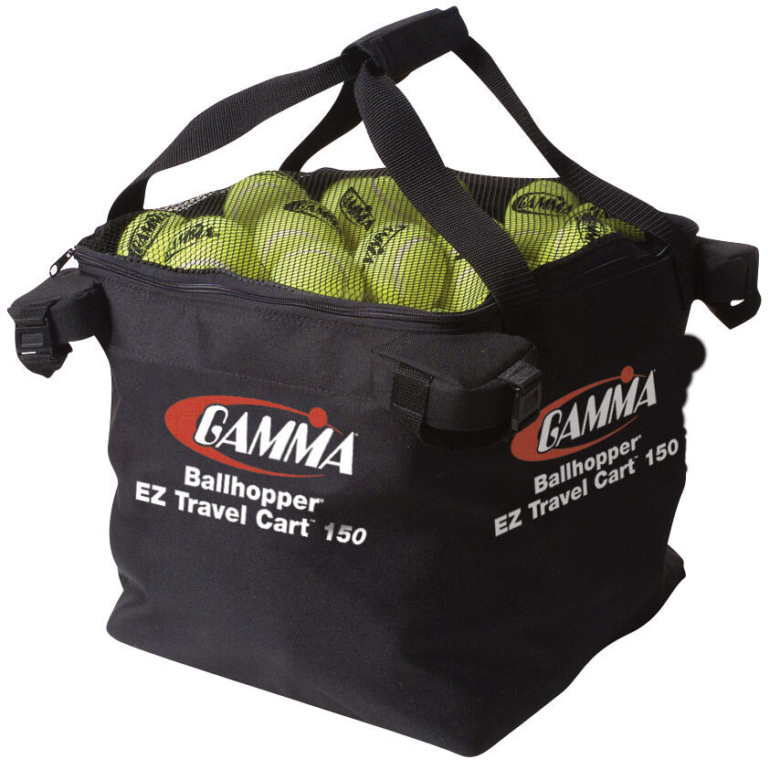 Gamma EZ Travel Cart 150 Chariot À Balles Avec Roulettes - Noir