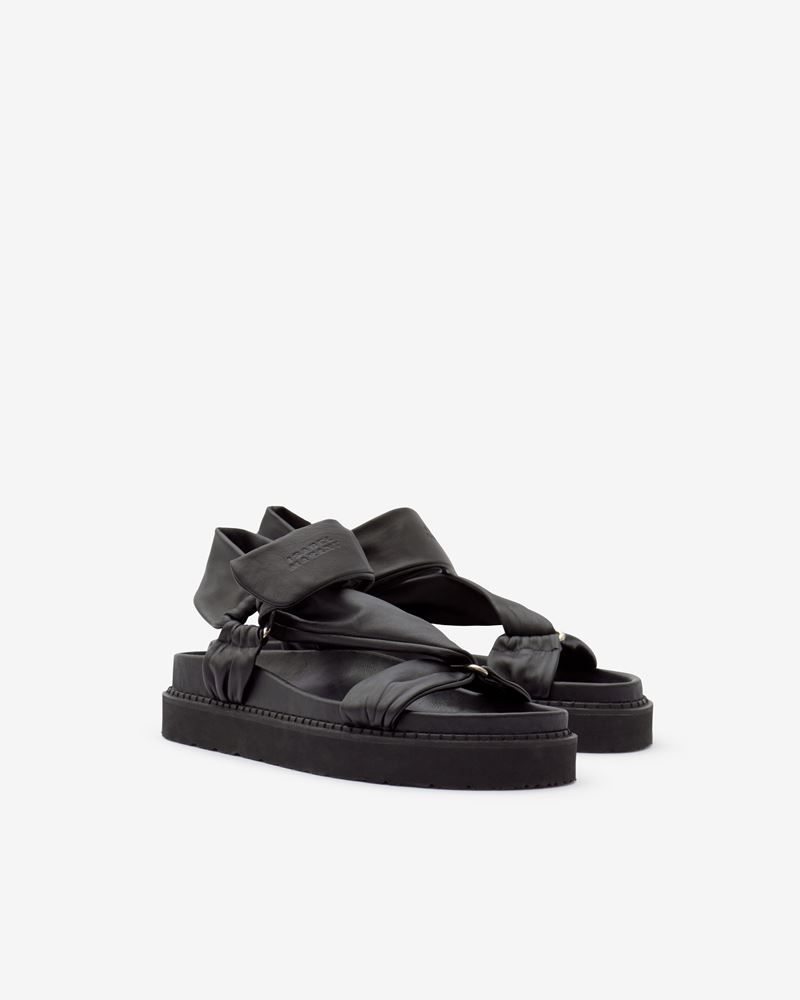 SANDALES EN CUIR NAORI
