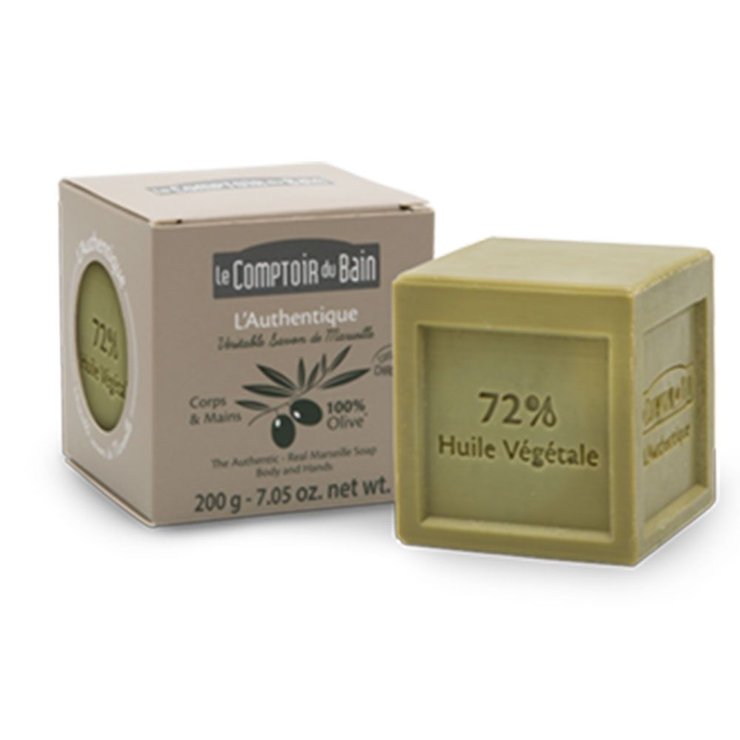 L'authentique Savon cube de Marseille 200g le-comptoir-du-bain