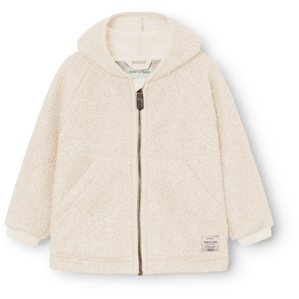 Køb Mini A ture Angora Cream Matliff Teddyfleece Jakke. GRS