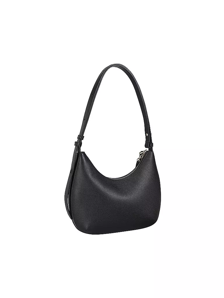 FURLA Ledertasche - Schultertasche GOCCIA Small schwarz