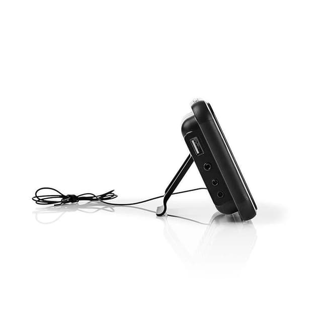 Nedis Digital vækkeur Radio | LED Display | 1x 3.5 mm Audio Input | Tidsprojektion | AM / FM | Snooze funktion | Sleep timer | Antal alarmer: 2 | Sort