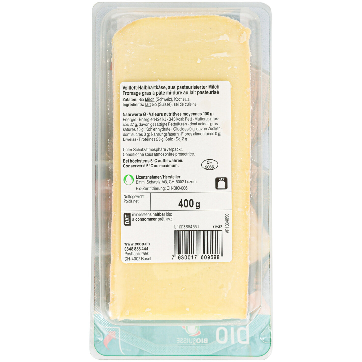 Naturaplan Bio Raclettekäse Scheiben surchoix