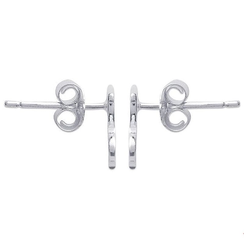 Boucles d'oreilles chat pour enfant Argent 925 Rhodié