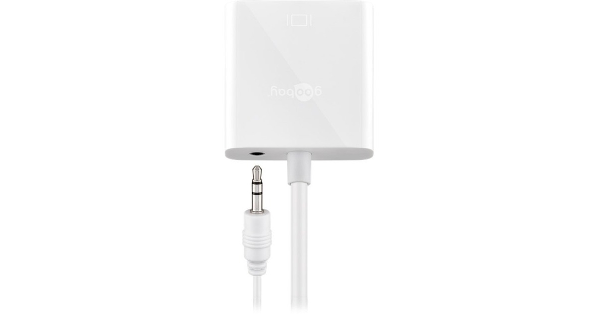 goobayHDMI > VGA-adapter, + 3,5 mm stereo  (Wit)