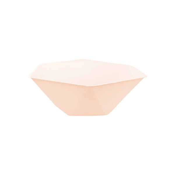 Oranje Abrikoos Schaaltjes Zeshoekig 15,8cm