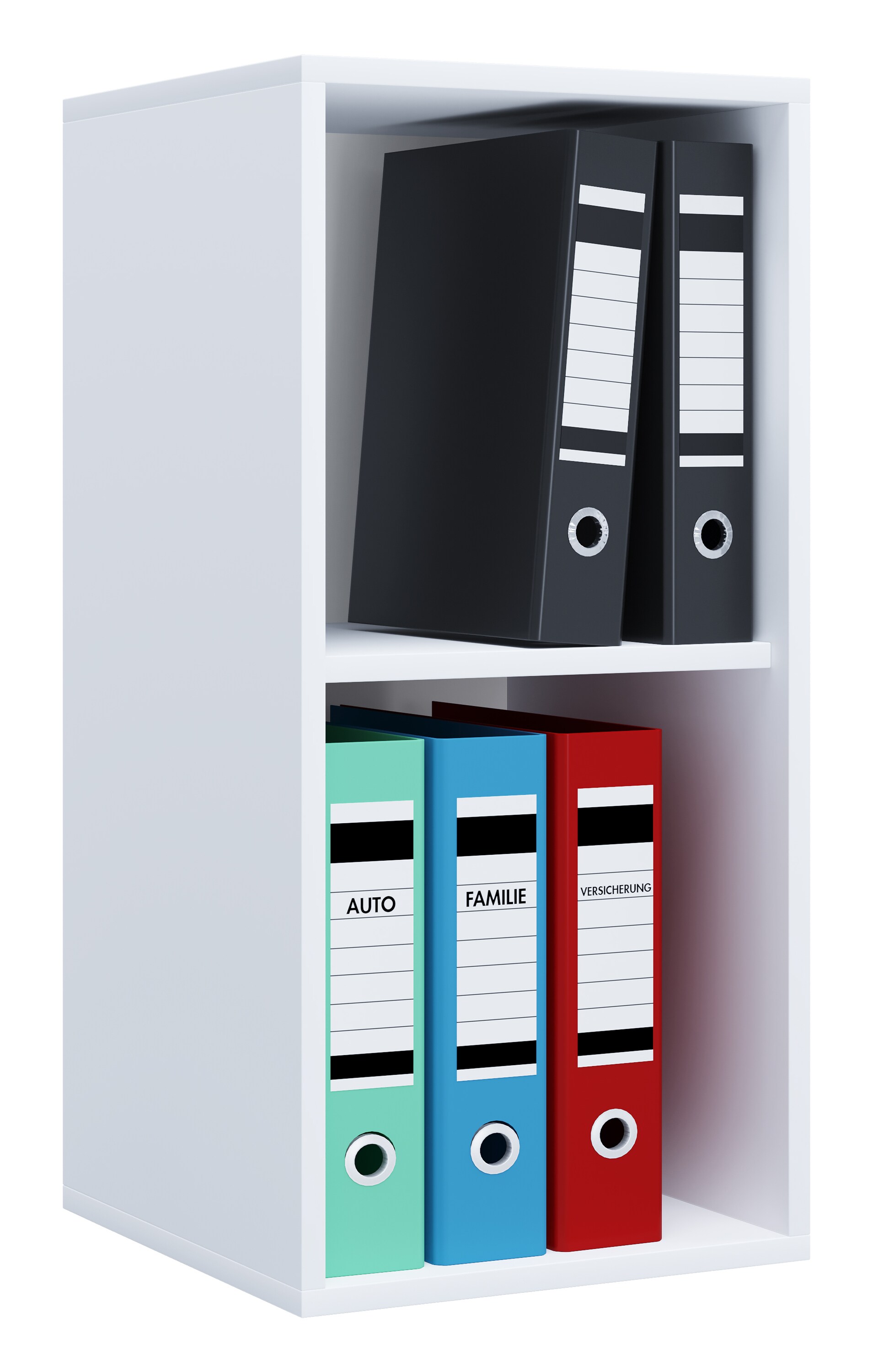 VCM Holz Büro Stand Regal Bücher Ordner Aktenregal Ordnerregal Bücherregal Lona l 2f