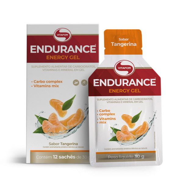 Vitafor Endurance Energy Gel 12 x 30g Tangerina