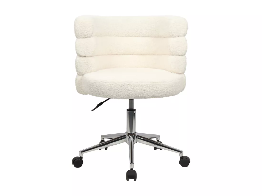 Chaise de bureau réglable en hauteur avec roulettes