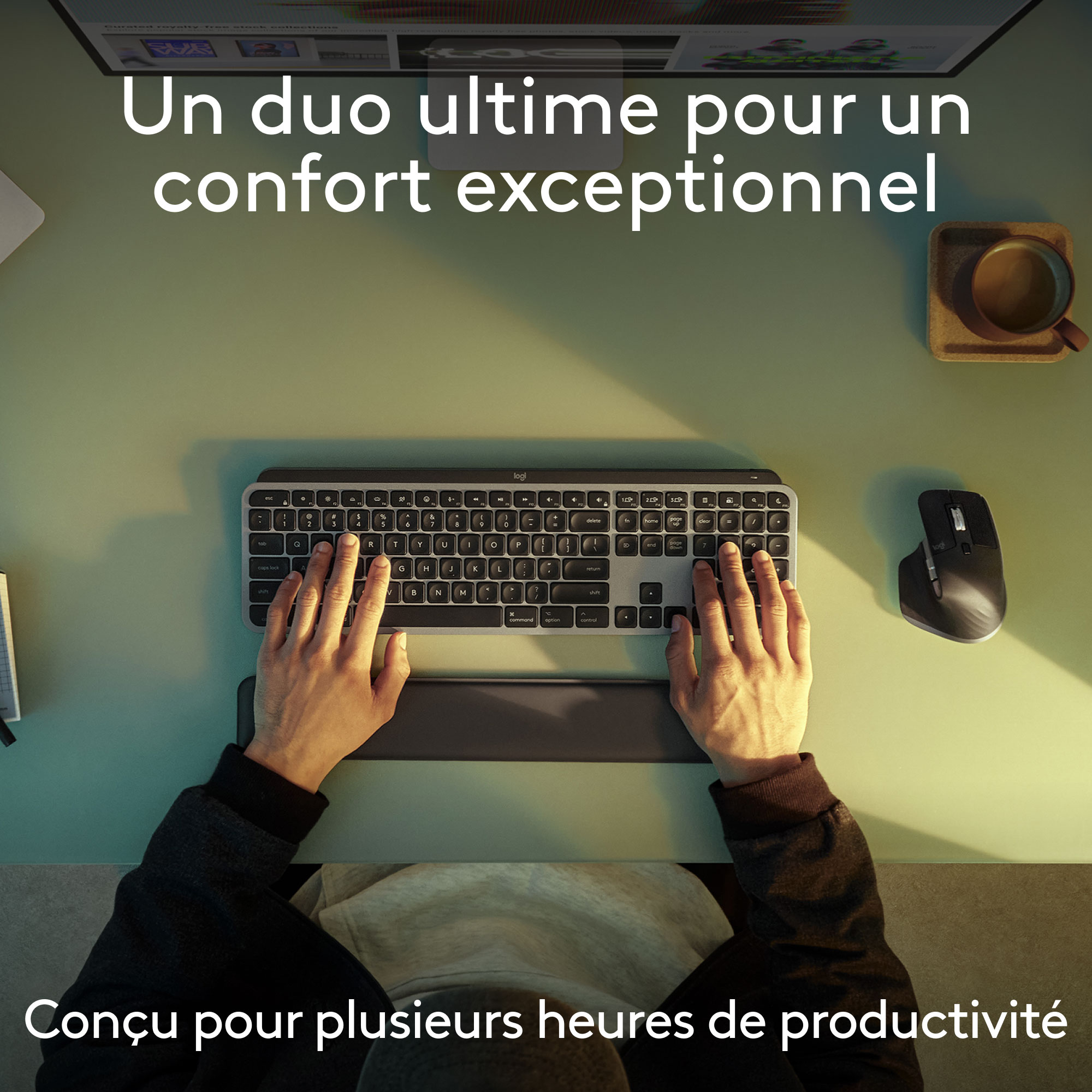 Logitech MX Keys S Combo for Mac (Gris Sidéral)