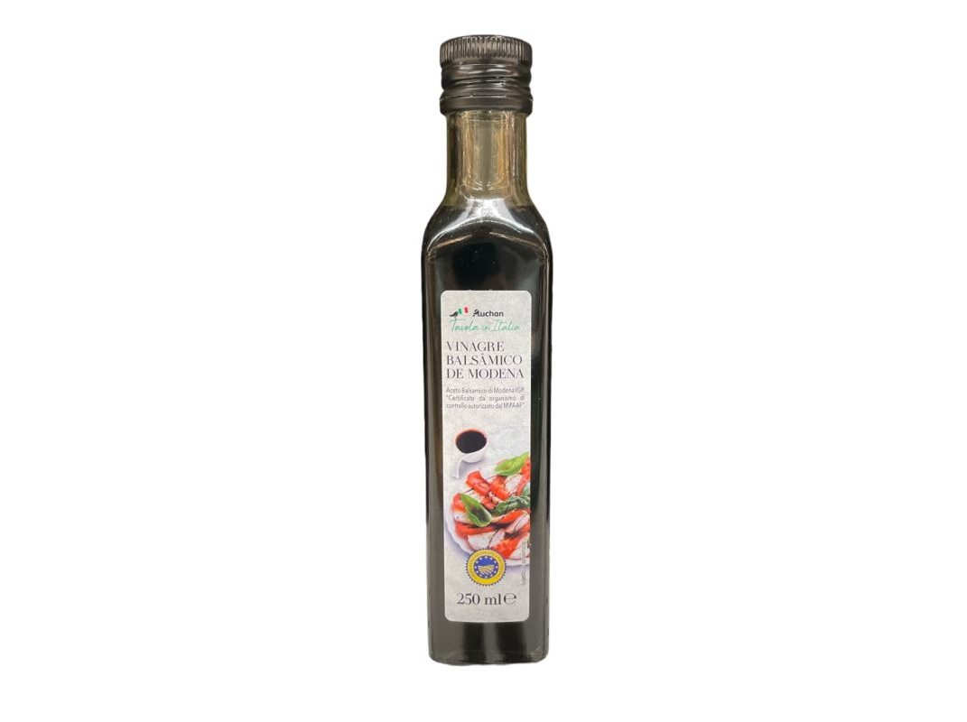 VINAGRE BALSAMICO IGP AUCHAN A MESA ITALIA MODENA 250 ML