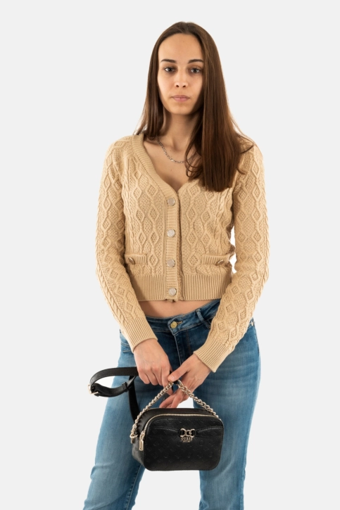 Sacs à main guess jeans arlena logo camera crossbody blo black logo