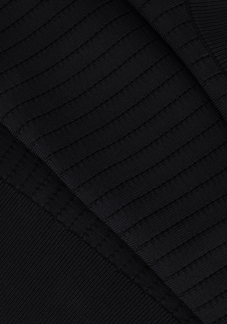 SUMMUM zwarte summum trui balloon sleeve sweater viscose polyamide knit