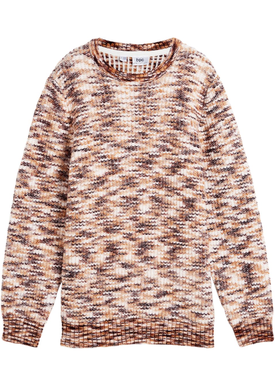 Pull garçon en maille chinée