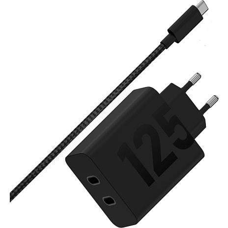 Motorola hurtigoplader 125 W - sort