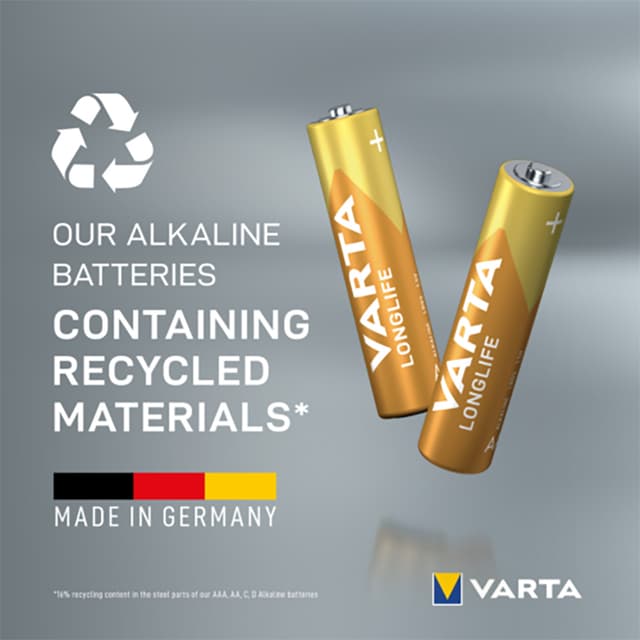 Varta Longlife Power AAA batterier 7042381 16-pack (yellow)