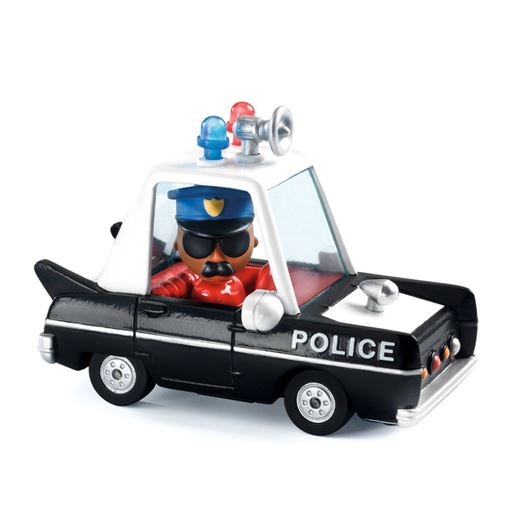 Djeco Crazy Motors Hurry Police Politibil