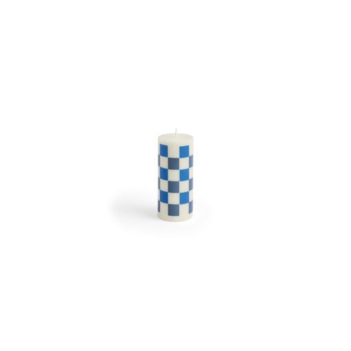 HAY Column Stearinlys, Offwhite & Blue