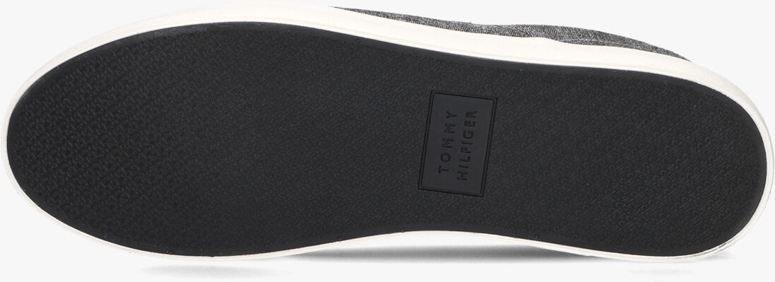 TOMMY HILFIGER zwarte tommy hilfiger instappers tommy hilfiger hi vulc low slipon chambray
