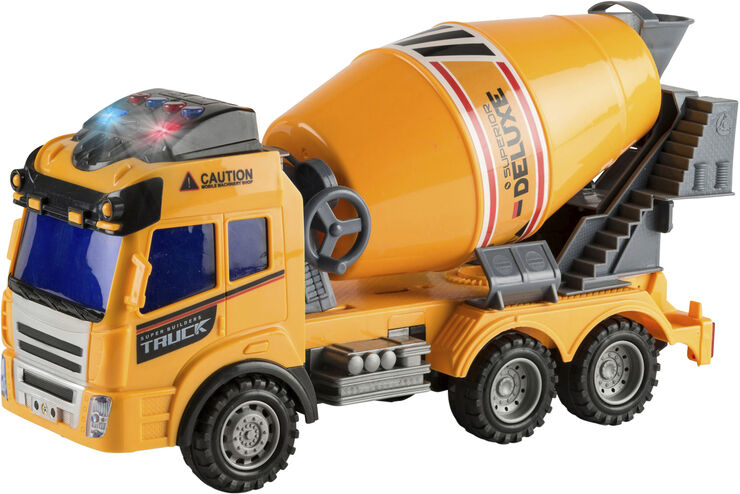 Speed Car CEMENT TRUCK mLYD-LYS 28c Orange & multi