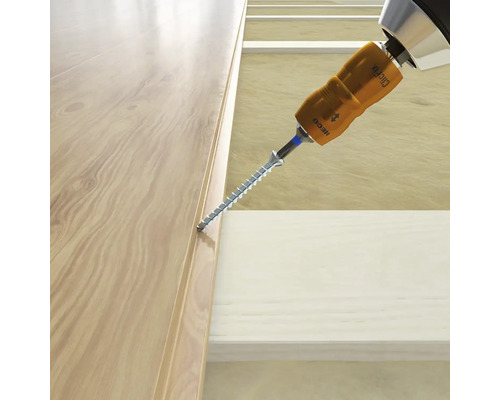 HECO-TOPIX-plus vlonderschroef, verzonken kop met freesribben, TX, volledige draad, 3,5 x 40 mm, roestvrij staal A2, 200 stuks