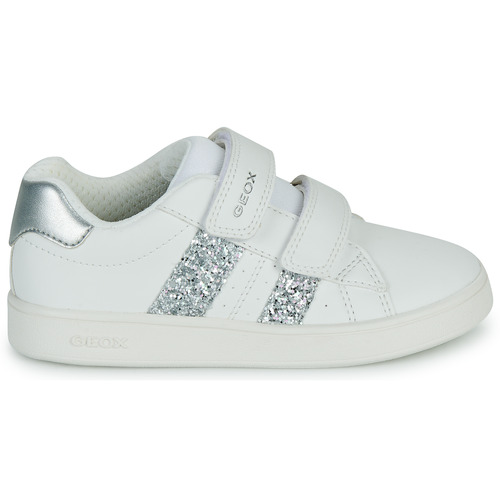Geox - J ECLYPER GIRL - Blanc / Argenté