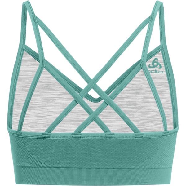Brassière running ODLO SPORTS BRA SEAMLESS SOFT W ARCTIC/GREY MELANGE