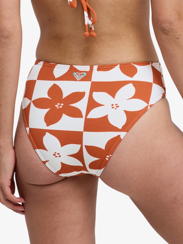 Hazy Days Classic Bas de bikini taille haute Orange Femme