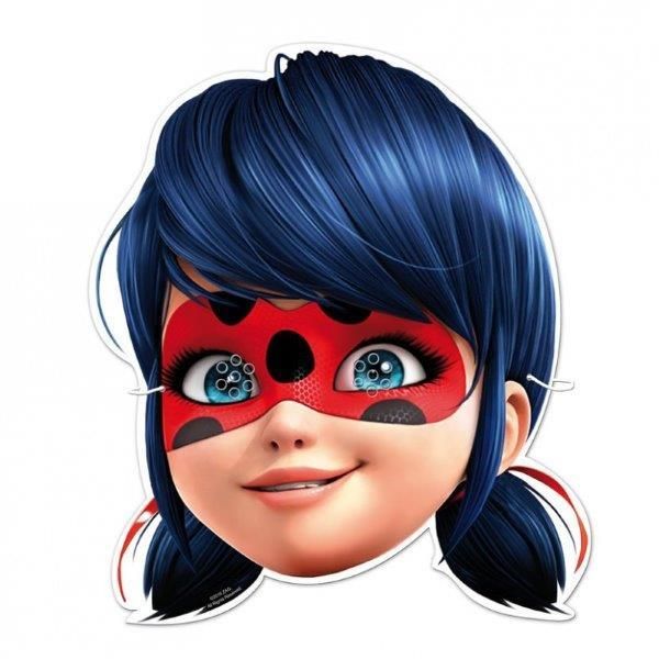Verbetena Pack 6 Máscaras Miraculous Ladybug - 256000859