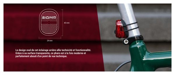 Eclairage Sigma Avant Aura 35 USB / Arrière Nugget II