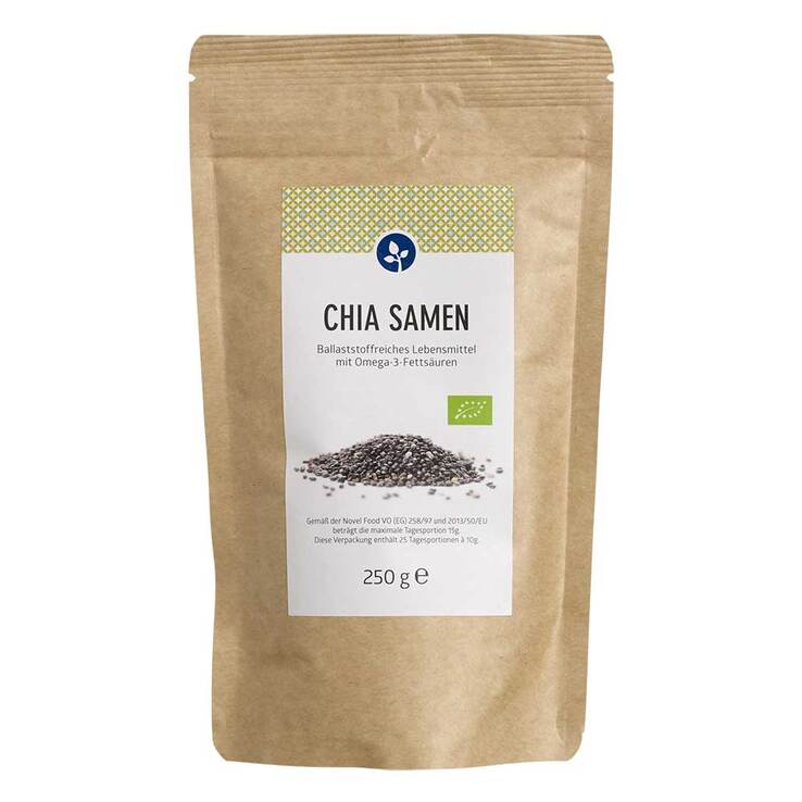Chia Samen 100% Bio Kerne, 250 g