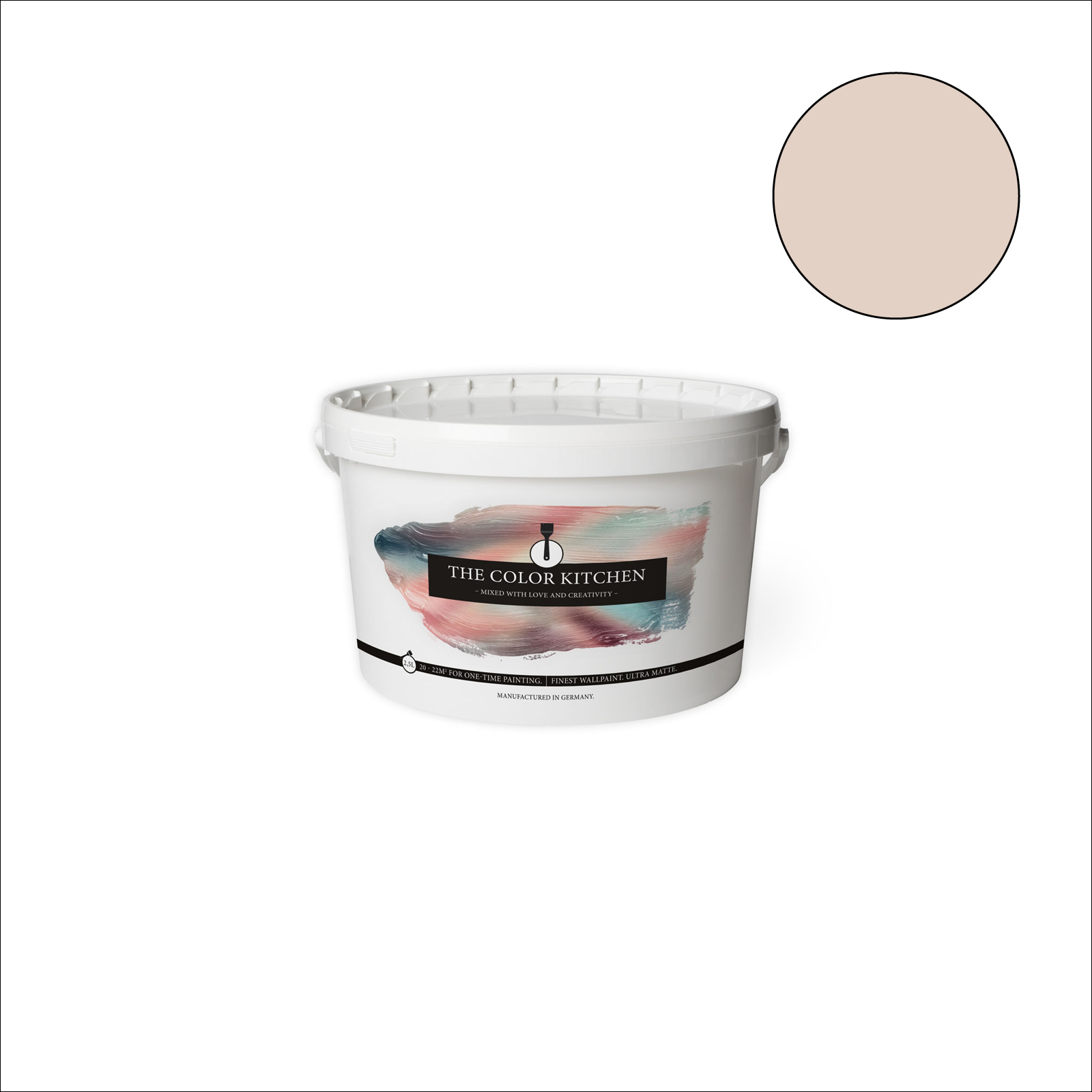 The Color Kitchen Wandfarbe Himalaya Salt - beige matt - 2,5 Liter