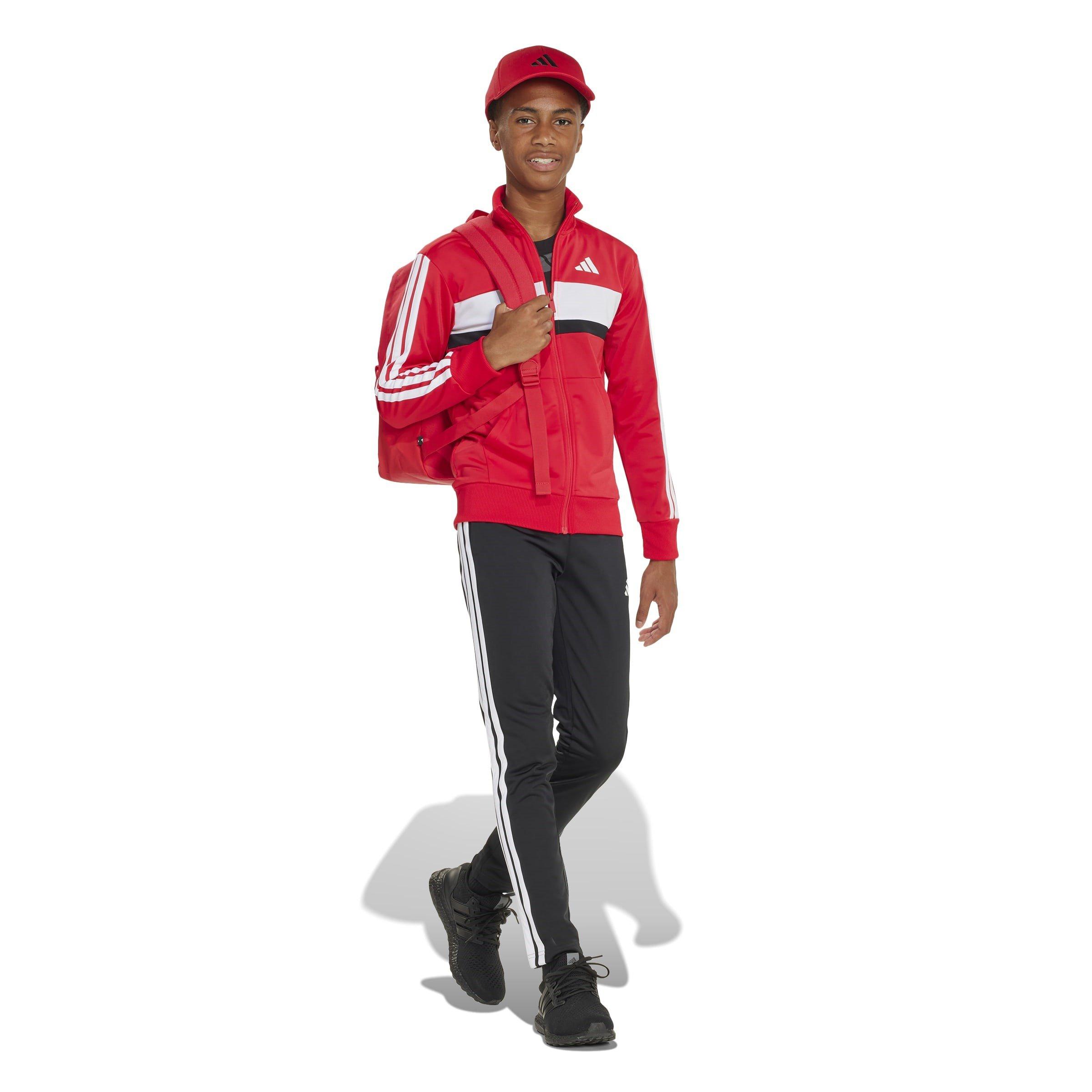 adidas Seasonal Essentials Tiberio 3-Stripes Tricot Track Suit Juniors