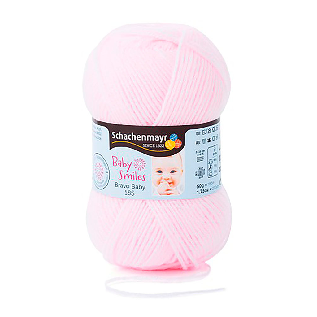 Fil à tricoter BABY SMILE rose pâle 50g