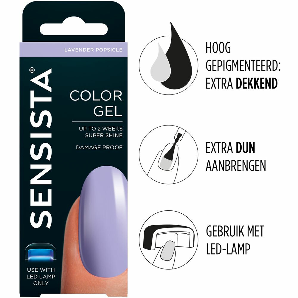 Sensista Sensista Color Gel Lavender Popsicle7,5 ml