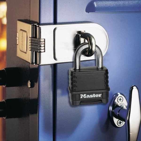 Kombinasjonshengelås Master Lock M178EURD Stål Sink Svart