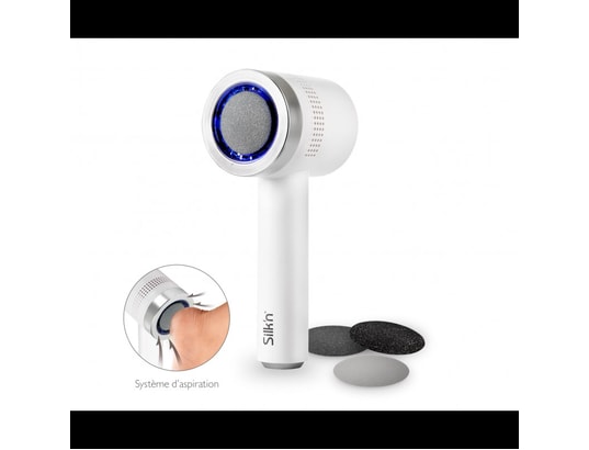 SILK'N - Vacupedi râpe électrique avec système d'aspiration vp1pe1001