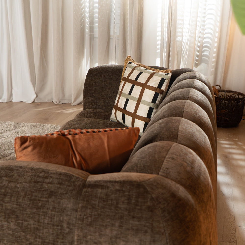 Bronx71 3-zitsbank Luca chenille mocha