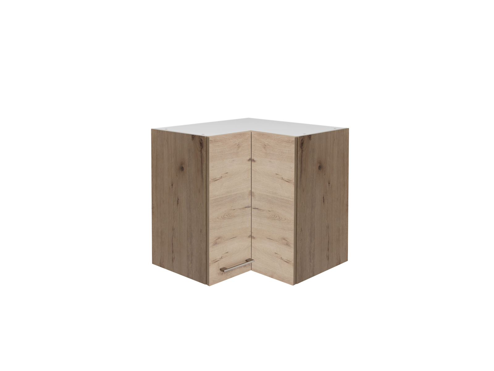 Eck-Hängeschrank RIVA - San Remo Eiche hell - 60x60 cm