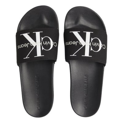 Claquettes homme Slide Monogram Co CALVIN KLEIN