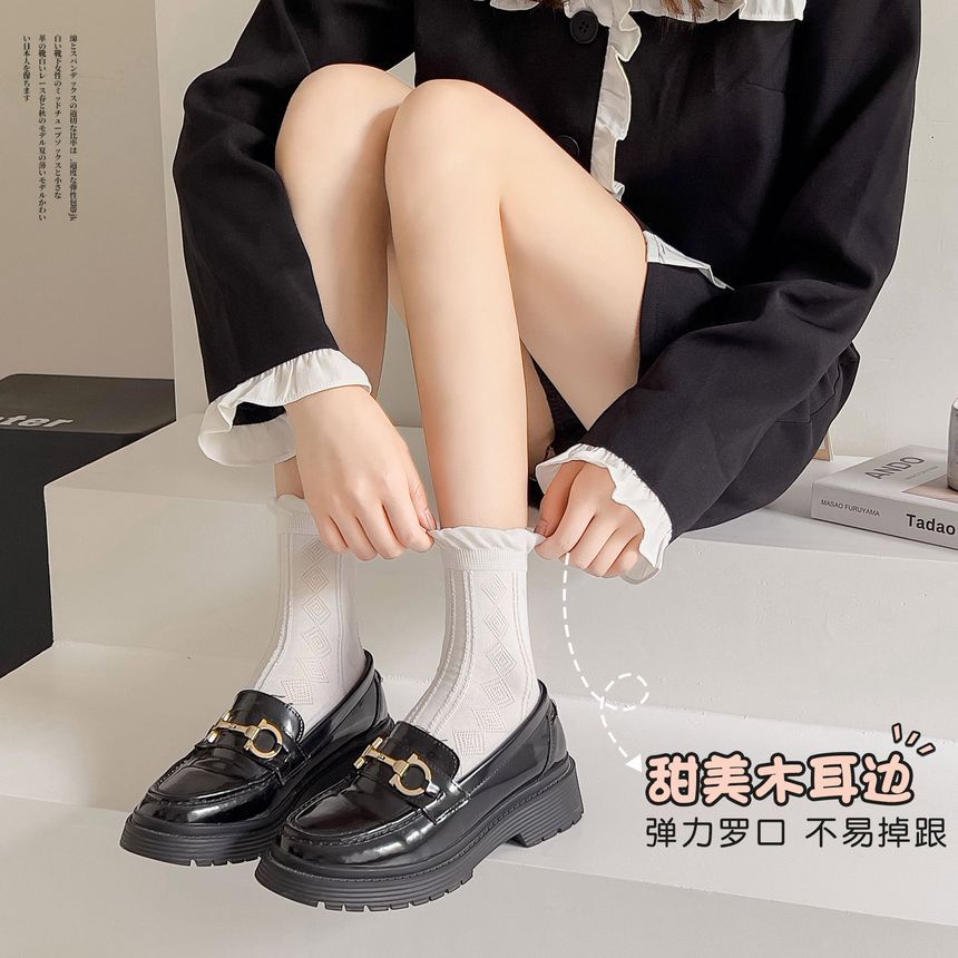 Lychee - Set: Lettuce Edge Crew Sokken