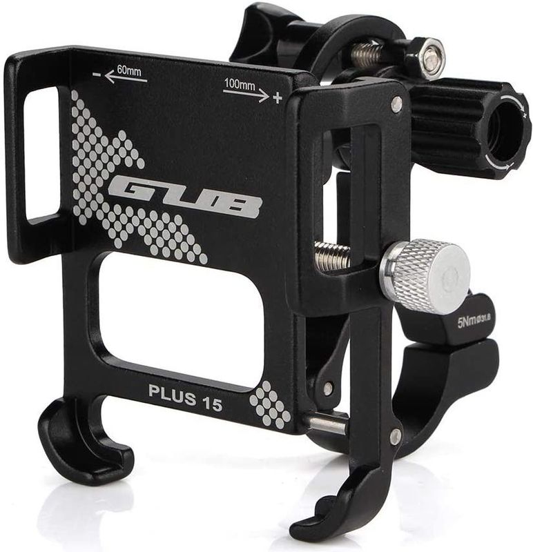 GUB Plus 15 Universele Draaibare Telefoon Fietshouder Zwart